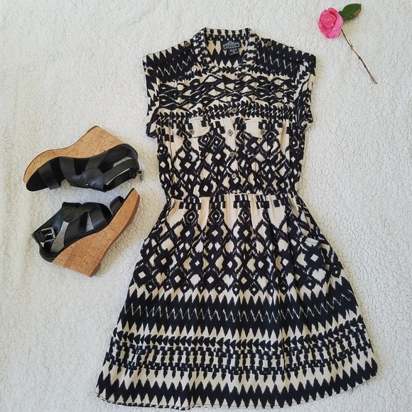 Angie Dresses & Skirts - Angie Cute Tribal Print Mini Dress